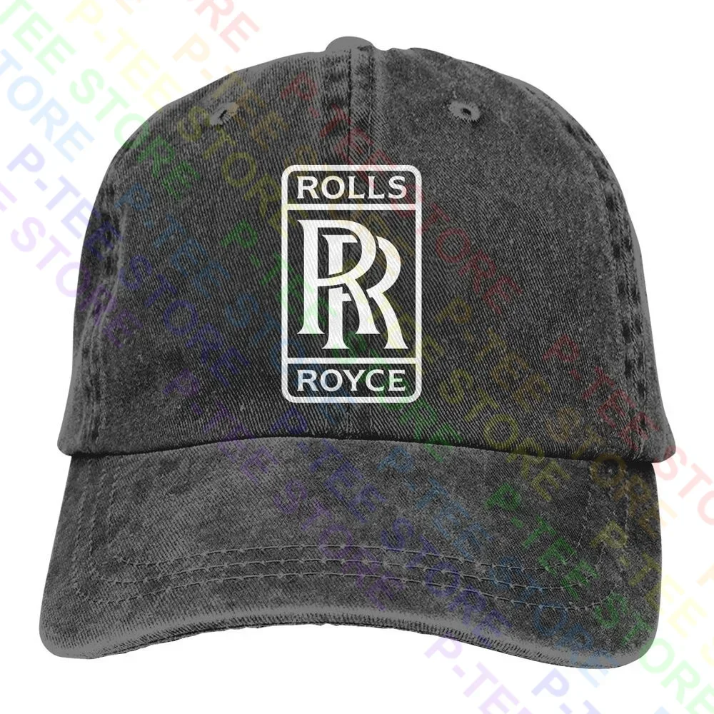 Rolls Royce Luxury Car Phantom Coupe Ghost Washed Denim Baseball Cap Trucker Hats Design Best Seller