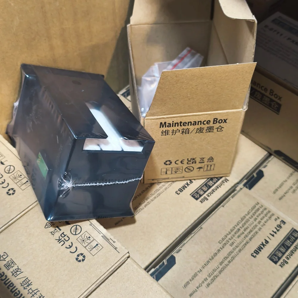 

5X T6711 L1455 Коробка для обслуживания чернил для EPSON WF 7610 7620 7720 7110 7210 7510 7615 7710 7715 3010 3520 3530 3540 3620 3640
