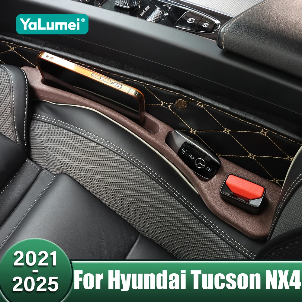

Car Seat Gap Plug Leak Proof Strip Seam Storage Box Interior Cushion Accessories For Hyundai Tucson NX4 2021 2022 2023 2024 2025