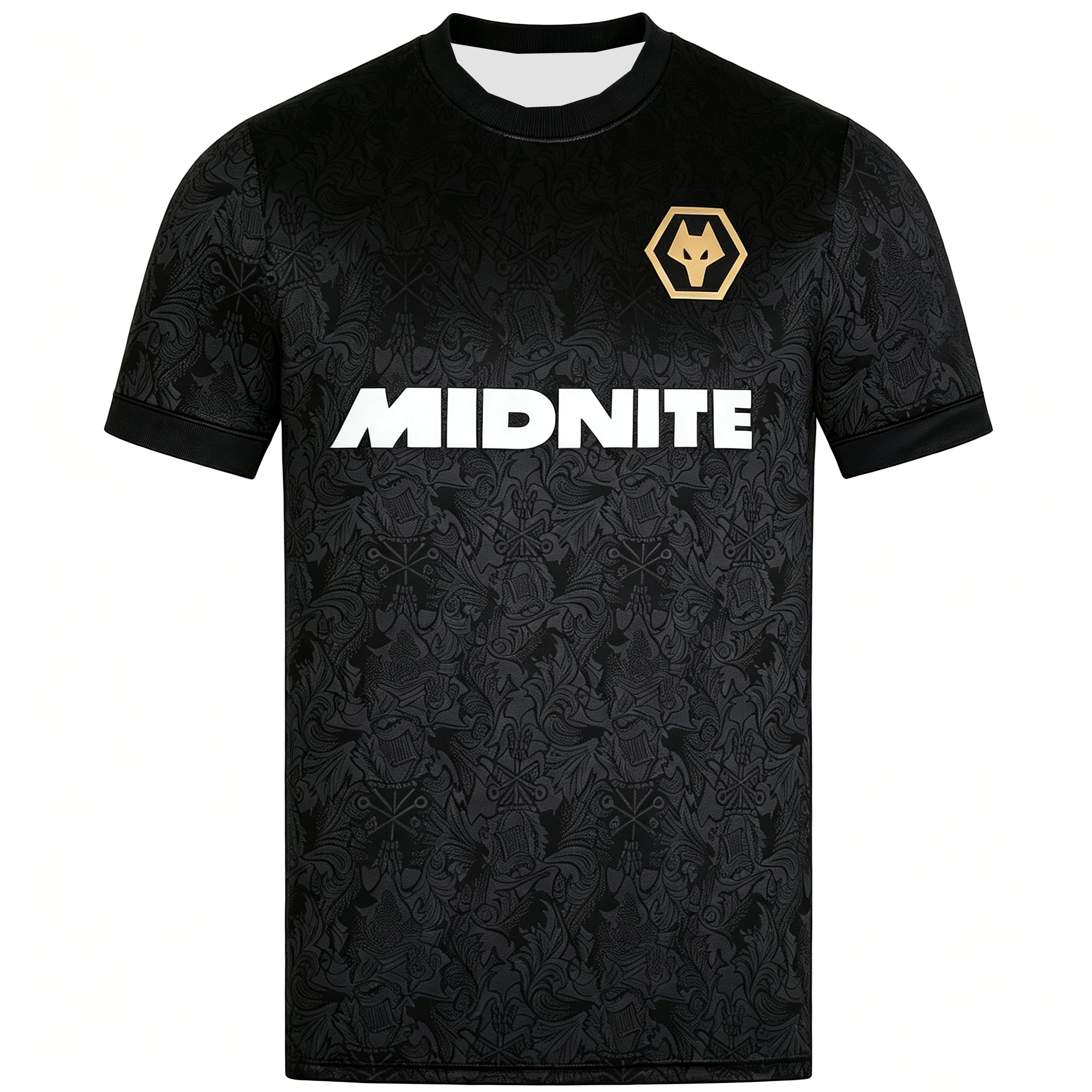 2026 Wolverhampton Wanderers 3D Printed Football Jersey Men's Summer Quick Drying Short Sleeved T-shirt Family Matching Clothing