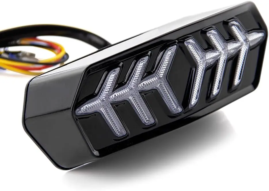 

Tail Light with Turn Signals Led Integrated Motorcycle Brake Taillight Compatible with GROM MSX125/SF CBR650F CTX700 CTX700N