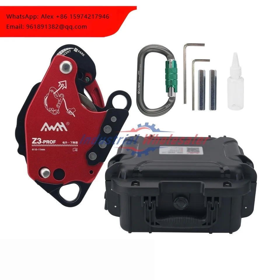

Устройство спуска Z3PROF Red Descent, ящик для инструментов Ascender, нагрузка 30-200 кг, PLC