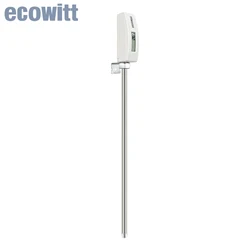 Ecowitt WN34S Soil Temperature Sensor, Waterproof Soil Tester Digital with LCD Display, 11.8 inch Temperature Probe Sensor