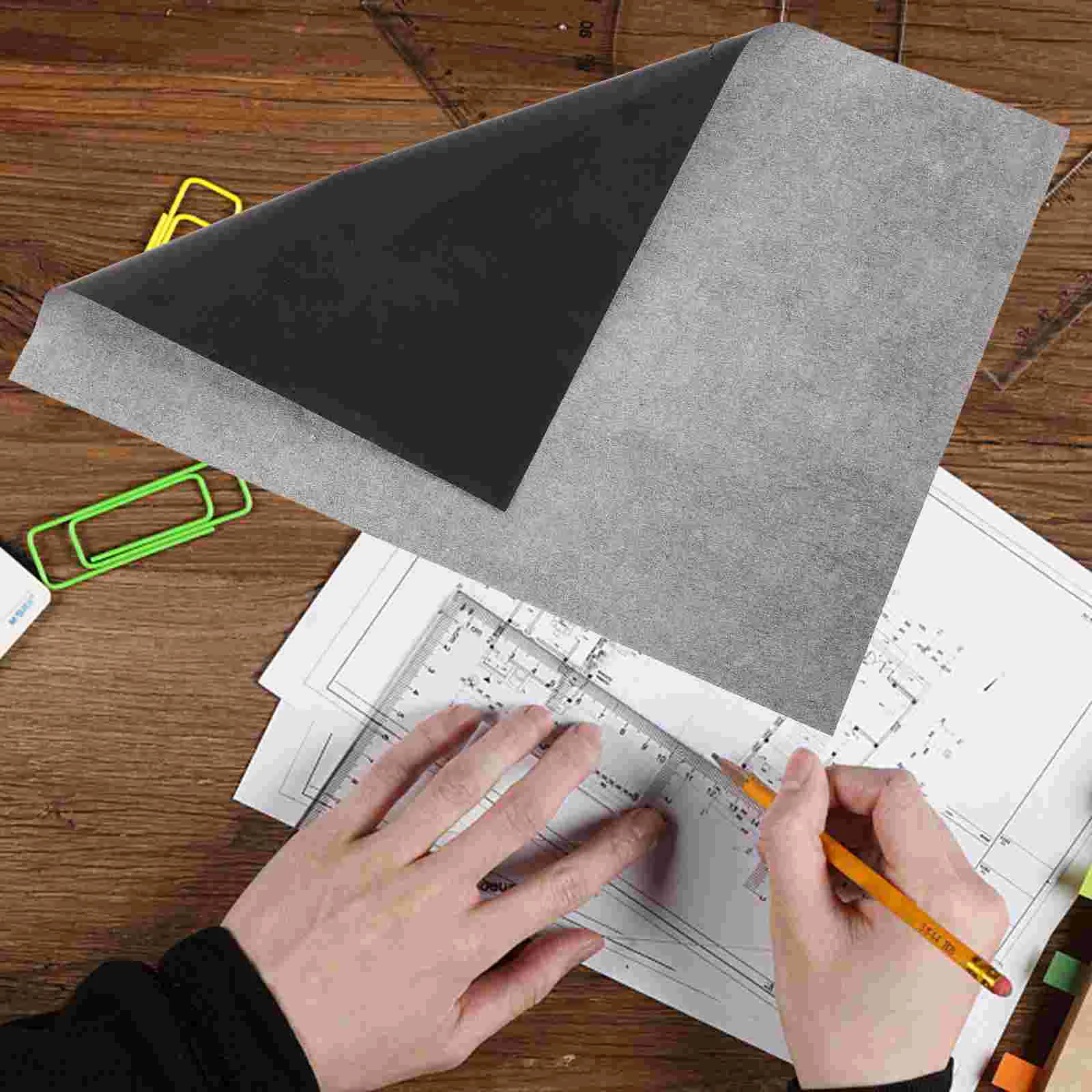 100 Sheets Carbon Paper Graphite Transfer One-side Drawing Double Sided Copy A4 DIY