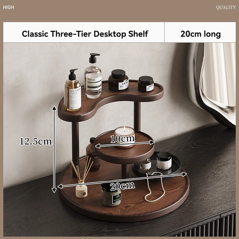 Boîte de rangement pour maquillage, huiles essentielles, produits de soin, organisateur de comptoir 