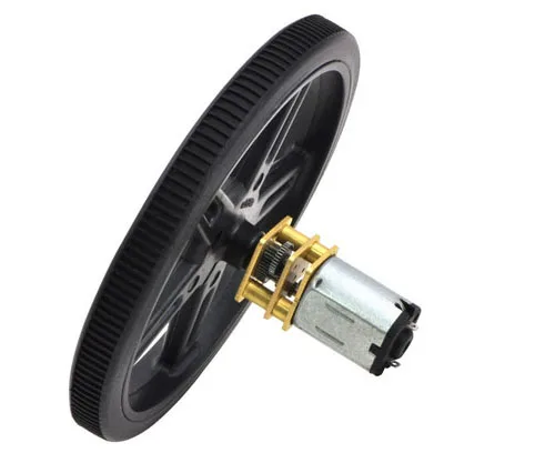 2PCS Fit Onto The 3mm D Shafts Of Pololu Mini/Micro Metal M Gearmotor N20 Wheel 60*8mm
