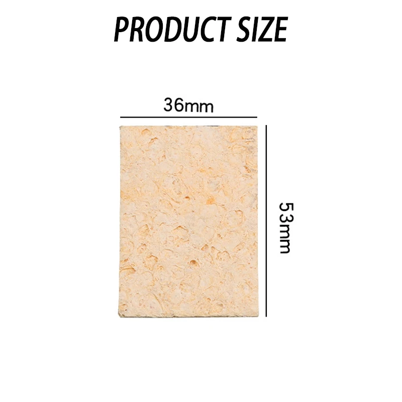 Spugna per la pulizia del saldatore di alta qualità da 3.5CM * 5CM spugna resistente alle alte Temperature per punte di saldatura strumenti per la pulizia