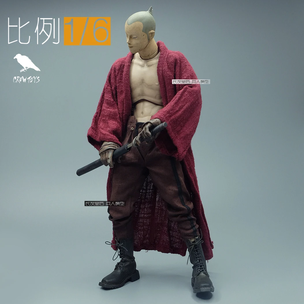 

1/6 scale 3ATOYS coat, long jacket, cloak clothes robe Man Model for 12 inches Male Body