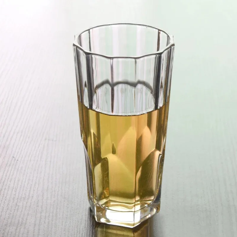 

4pcs Set Juice Tea Milk Lemon Soda Cups 325ml Cocktail Whiskey Glasses Household Transparent Foreign Wine Glass Liquor Goblet