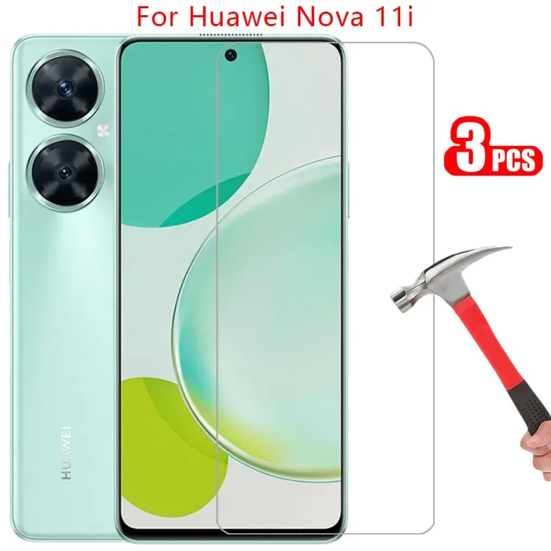 Закаленное стекло для huawei nova 11i чехол для телефона nova 11i nov 11 i i11 задняя крышка huawey huwei hawei huawe huawi huwaei hauwei