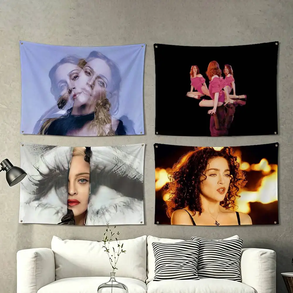 M-Madonna Confessions I Feel So Free  Flag Suitable For Party Club Outdoor Interior Wall Decoration Banner Fans Gift
