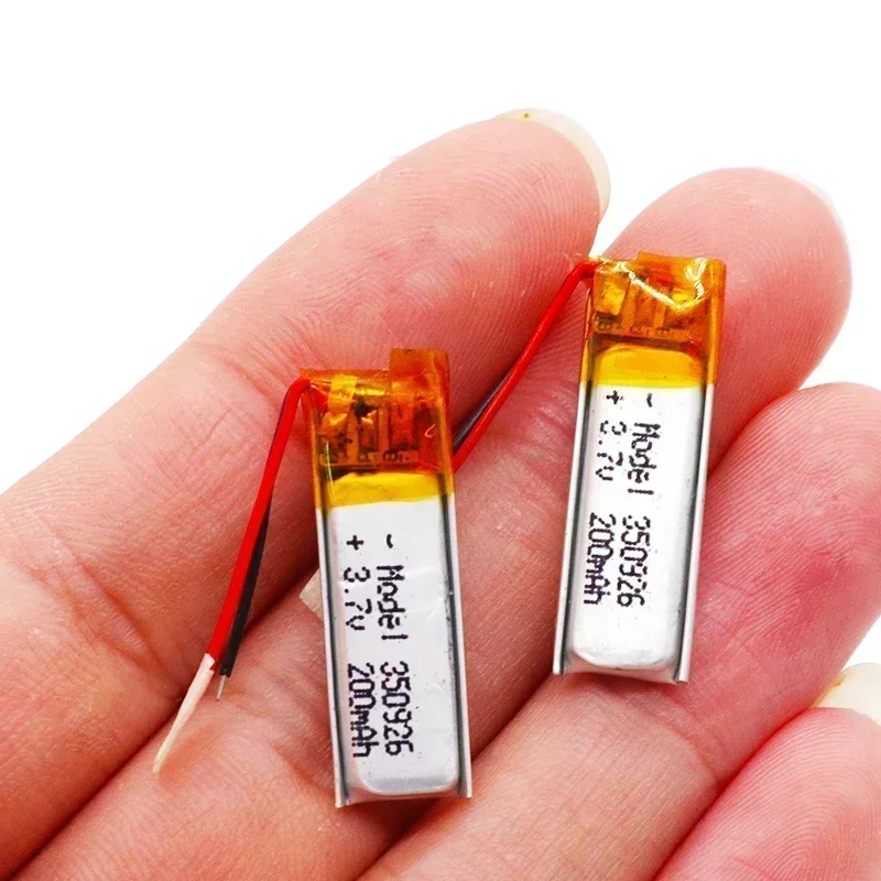 200mAh 3.7V 350926 ليثيوم بوليمر ليثيوم بو ليثيوم أيون بطارية قابلة للشحن ل MP3 MP4 MP5 GPS DVD اللوحي كاميرا بلوتوث خلية ليبو
