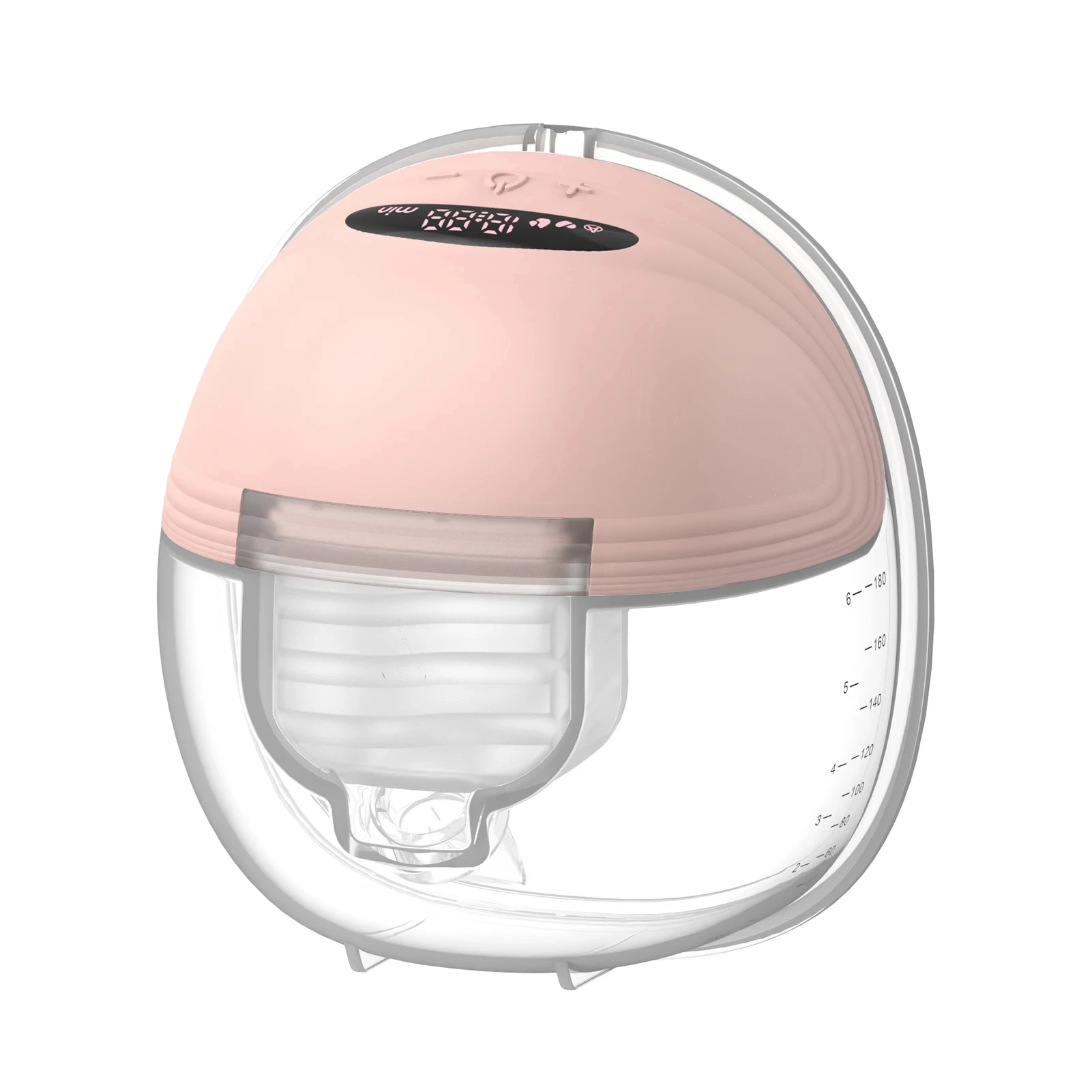 Wearable Breast Pump Super Silent Hands Free Electric Breast Pump Comfort Milk Collector for Breastfeeding with 24mm Flange