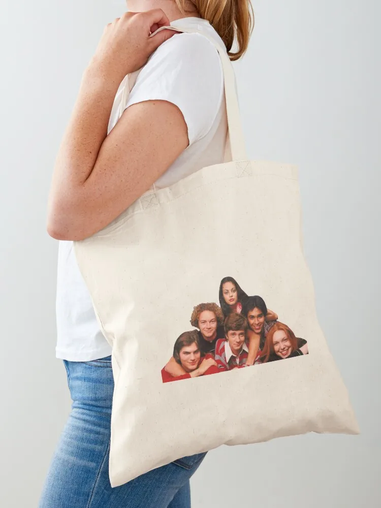 

That 70s show sticker Tote Bag eco bag folding shopping bag shopper woman cloth woman