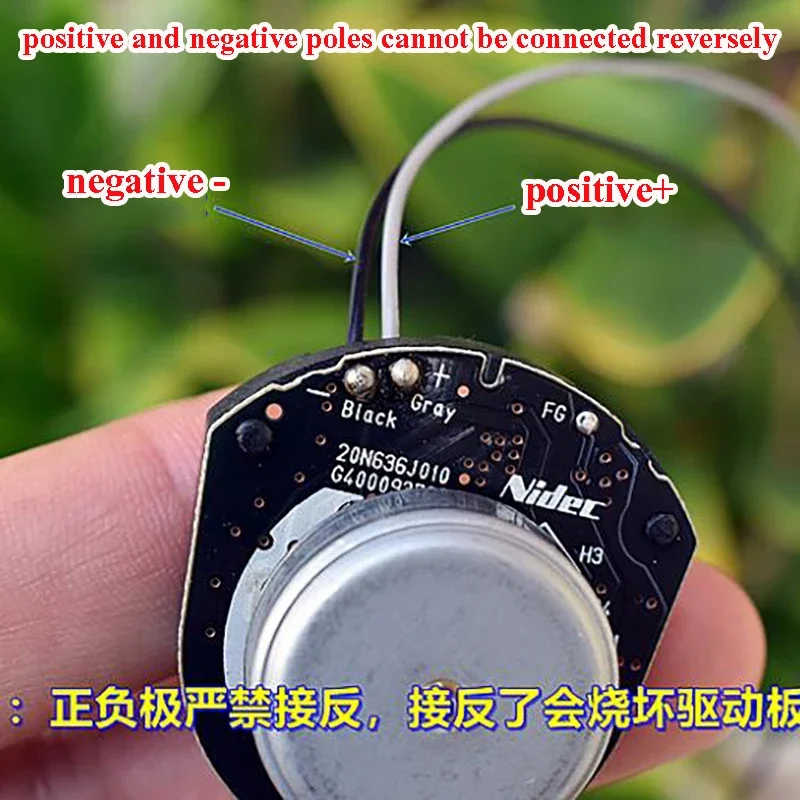 Nidec مايكرو 24 مللي متر الدقة فرش السيارات تيار مستمر 6 فولت-12 فولت 12000 دورة في الدقيقة عالية السرعة محرك كهربائي صغير CCW مع لوحة للقيادة موتور تيار مباشر 12 فولت #5