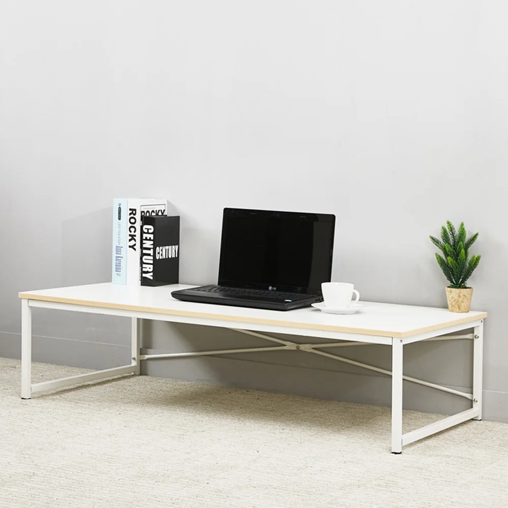 White Martin basic student computer single seat desk