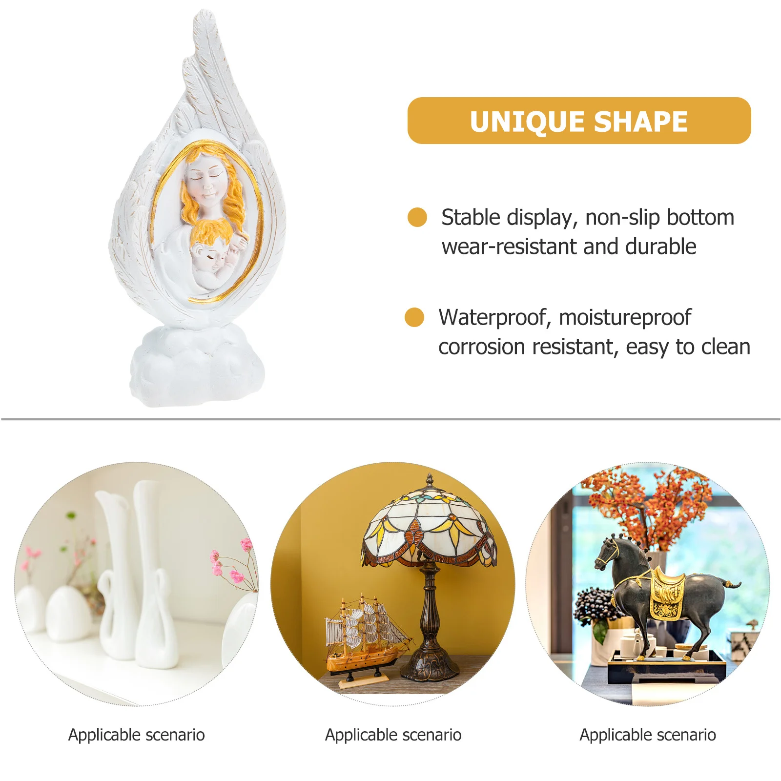 

Resin Craft St Jesus Adornment Sacred Home Office Decoration Tabletop Ornament Church Religious Gift Simulation Jesus