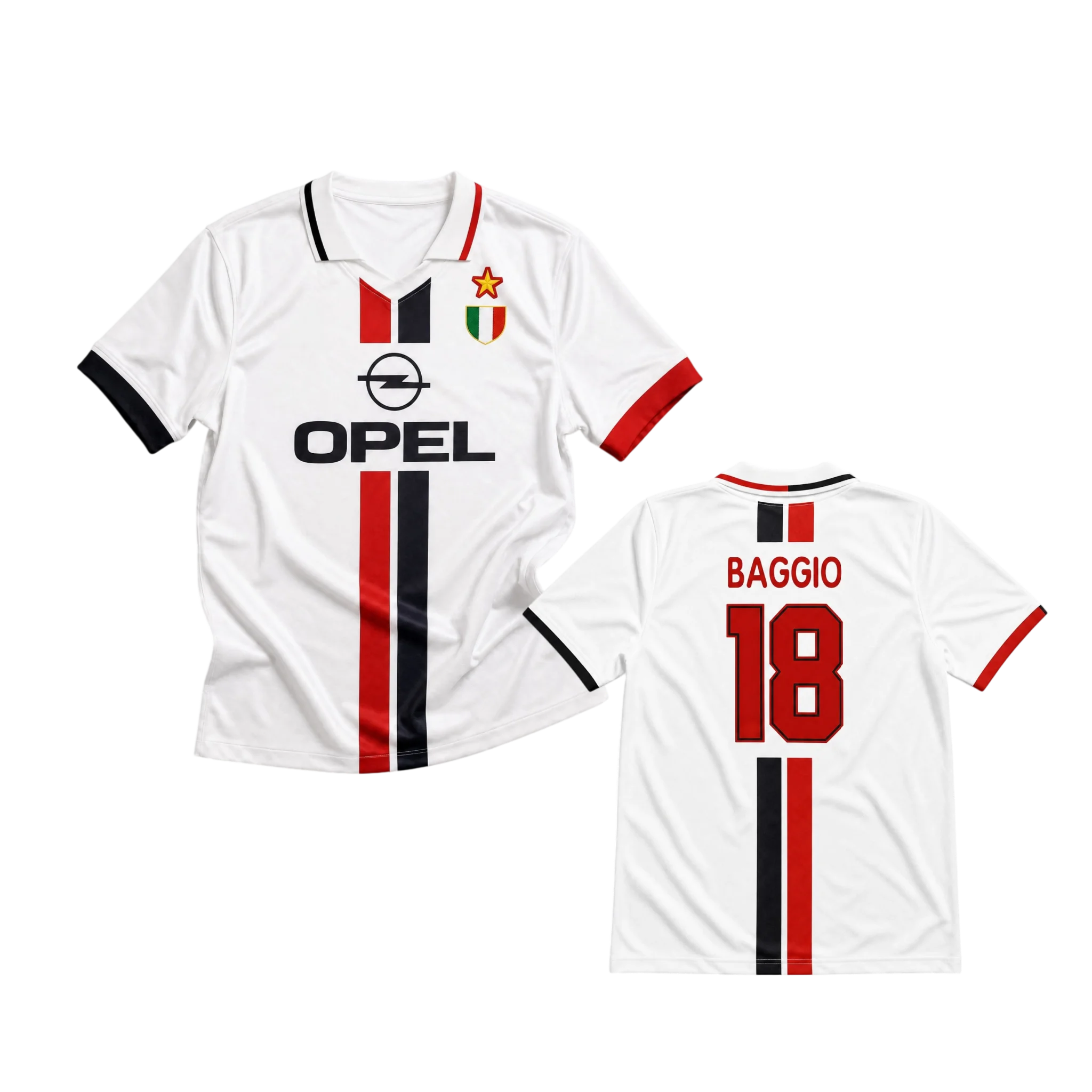 Milan Men'S Fashion - 95/96 Mailand Roberto Baggio 10 #