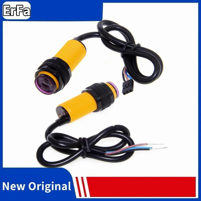 E18-D80NK Infrared Obstacle Avoidance Photoelectric Sensor Proximity Switch 3-80cm Detection Range Adjustable Smart Car Robot