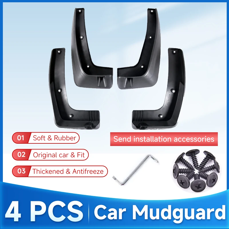 

For Kia Sportage QL KX5 2017 2018 2019 2020 4 PCS Flap Fender Complete Set Splash-proof Tire Protection Function Car Accessories