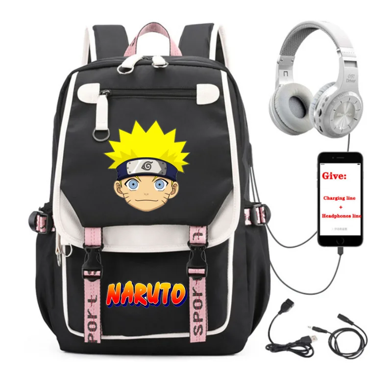 

Naruto New Cartoon Student Schoolbag Large Capacity Casual and Lightweight Shoulder Pad Stain Resistant Cute Backpack