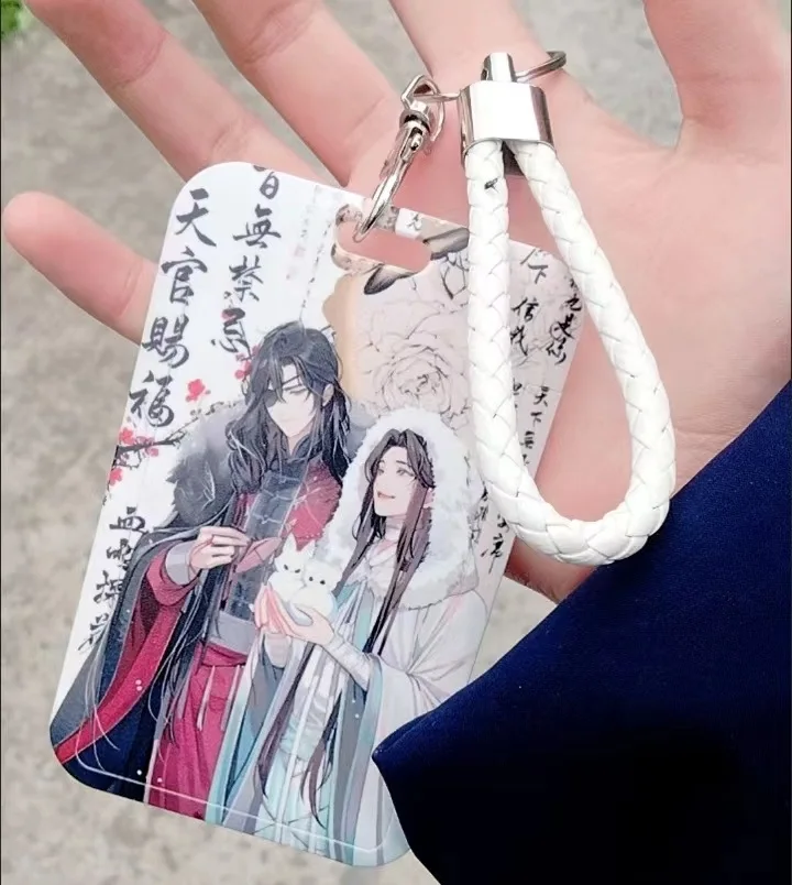 Tian Guan Ci Fu Xie Lian Hua Cheng ID Card Holders Business Credit Card Holder Heaven Official\'s Blessing plastic Card Case gift