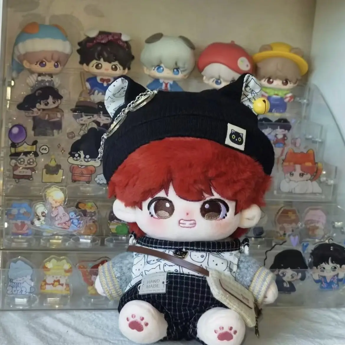 

Мягкая плюшевая кукла для косплея Kim Tae-hyung, 20 см, для коллекции фанатов или детей, друзей, идеальный подарок на день рождения