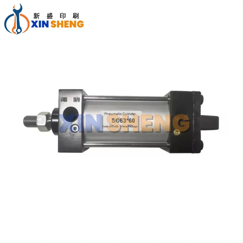 Best Quality Sc Series Standard Air Cylinder Double Acting Adjustable Stroke Sc63*60 Pneumatic Cylinder