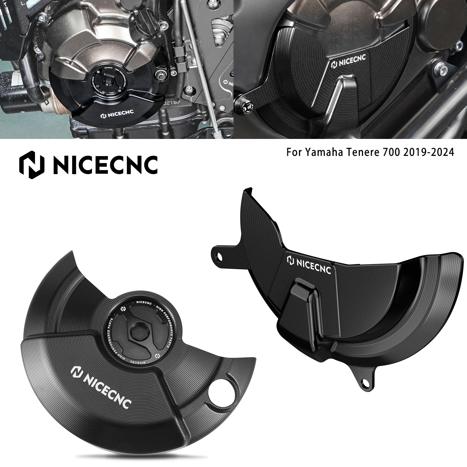 

Engine Case Sliders Clutch Cover Cranckcase Guard Protectors For Yamaha Tenere 700 Tenere700 Rally MT-07 MT07 XSR700 FZ07 T700