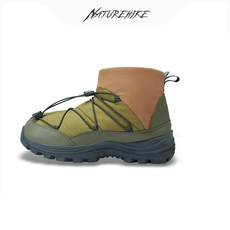 Naturehike 2024 Warm Shoes Wear-resistant Cotton Shoes Outdoor Cold Protection And Warm Snow Boots Camp Shoes