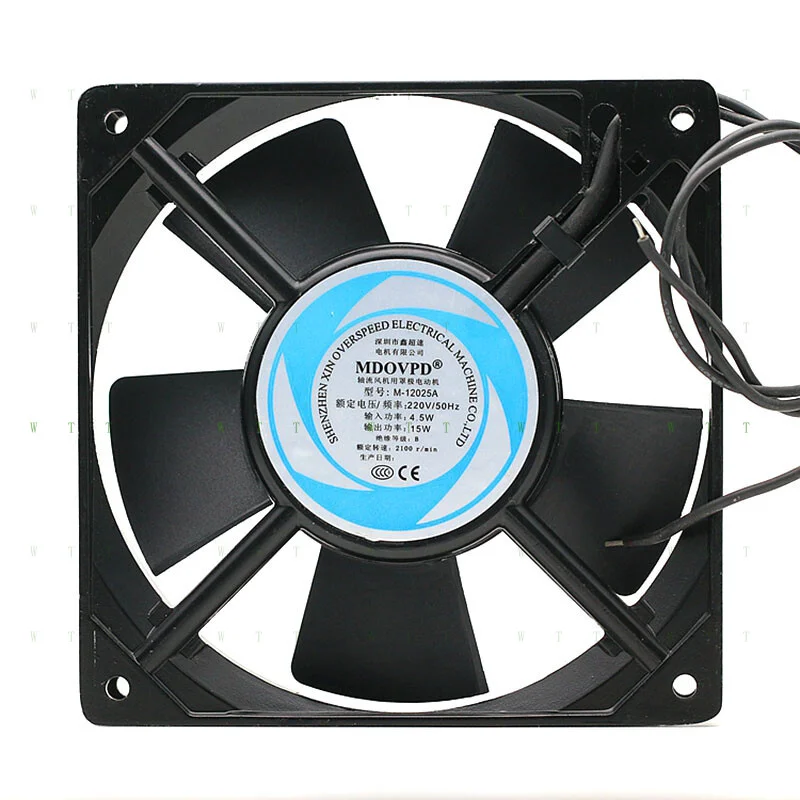 

H Mdovpd M-12025A 12025 220V 15W axial flow aluminum shell exhaust cabinet fan