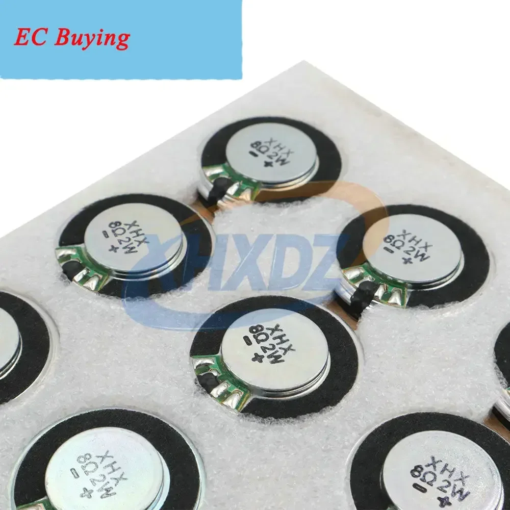 2PCS 28MM Iron Composite Membrane 4 Ohm 3W Speaker 28 MM 8Ohm 2 Watt Speaker Ultra-thin Horn Acoustic Components