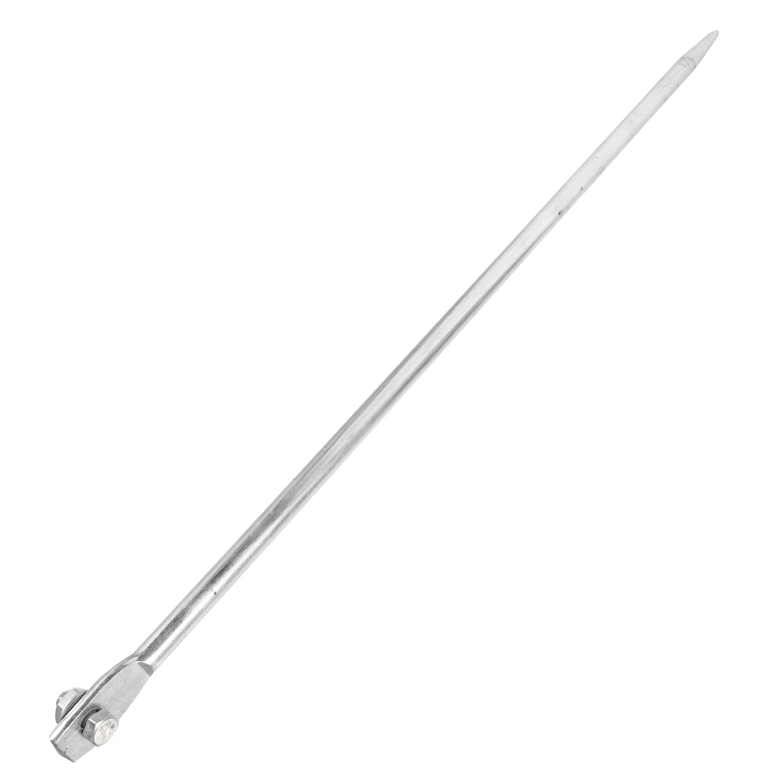 

Fence Ground Pin Grounding Rod for Satellite Dishes Cable Wire Silver Earthing Iron Electric