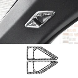 2pcs Carbon fiber for BMW 3 Series E46 1997-2004 Car Rear Reading Light Lamp Decoration Stickers Auto Interior Accessories