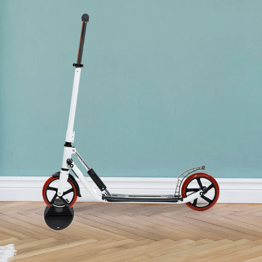 4pcs Wheel Pads For Kids Universal Black Bike Scooter Protection Guards No Tools Install Safety Accessories Scooter Parking