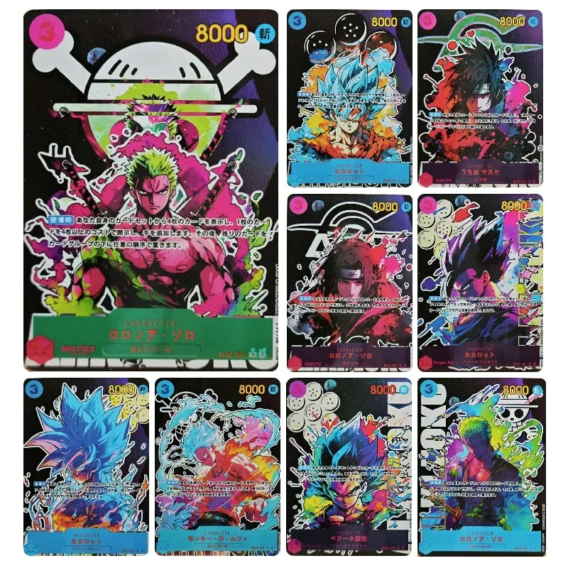 لتقوم بها بنفسك محلية الصنع انمي ياباني قطعة واحدة فيفي نامي لوفي زورو نيكول روبن شخصية جمع بطاقة البدلة اللعب هدية #6