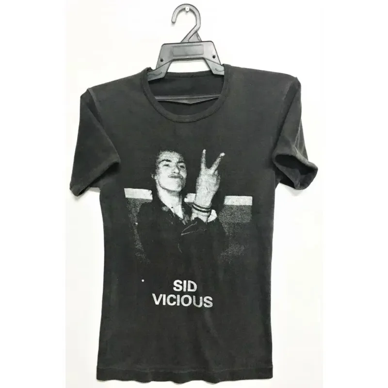 Tour concert promotion T-shirt vintage 70s SID VICIOUS PUNK 