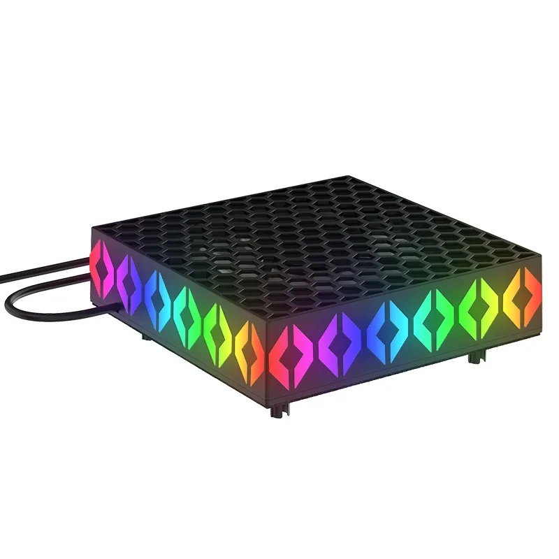 พัดลมระบายความร้อน Ipega สําหรับ Xbox Series X Host RGB Rainbow Cooler ปรับความเร็วลมพัดลมกระจายความร้อนพร้อมพอร์ตชาร์จ USB
