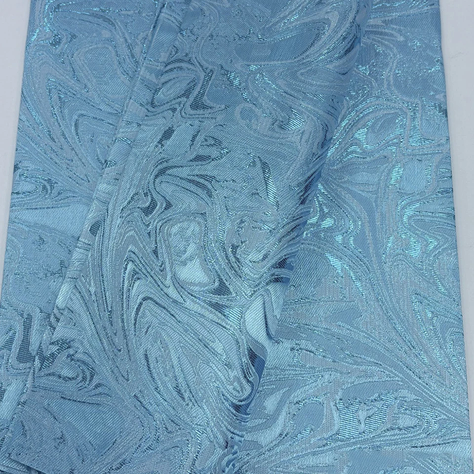 

2.5 Yards 3D Swiss Headwrap Fabric - 2pcs Nigerian Gele & Ipele Set for Women, SEGO Material for Wedding and Party TXH-16-18