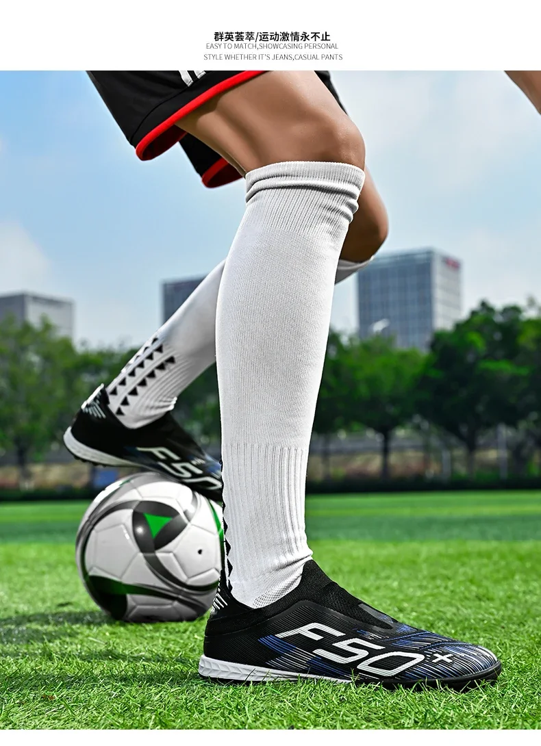 Neue ultraleichte Fußballschuhe für Herren, hochwertige, stark nachgefragte, professionelle Unisex-Fußballschuhe für Damen, TF/FG-Fußballstiefel, Futsal-Sneaker – Detail 23