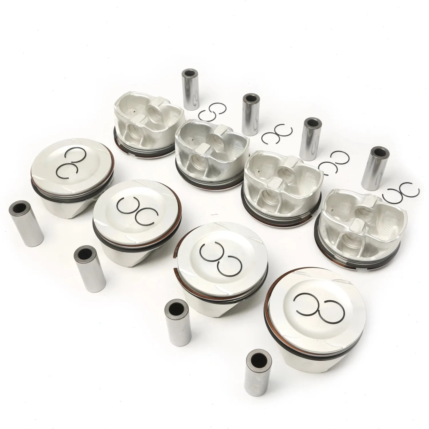 Engine STD Piston With Ring Set Fit 5.5 L V8 GAS M157 For 11-20 5.5L Mercedes-Benz C218 X166 W222 W166 W463 W222 1570300117