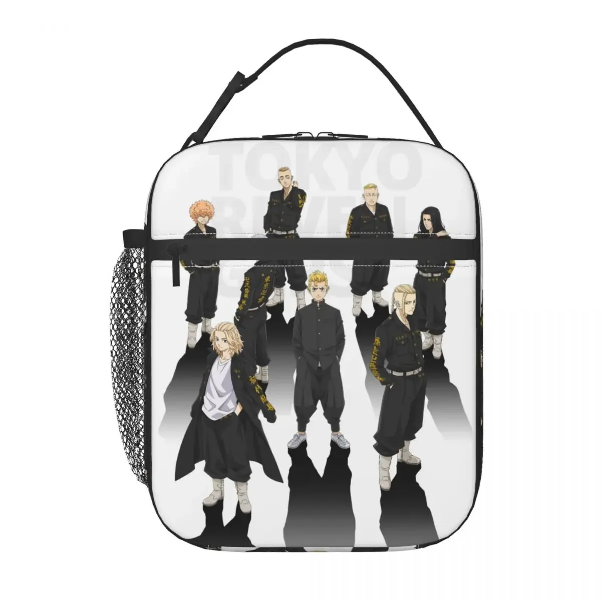 Tokyo Revengers Tokyo Manji Gang Insulated Lunch Tote Bag Anime Portable Cooler Thermal Food Lunch Box Work School Travel