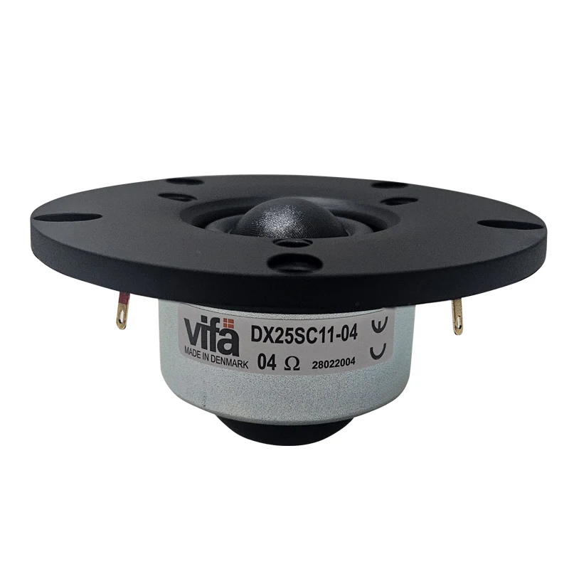 Originale Vifa DX25TG09-04/DX25TG30-08/DX25SC11-04 4 ''Home Audio FAI DA TE Nero Membrana Cupola Tweeter Driver Dell'altoparlante 4/8ohm/100W