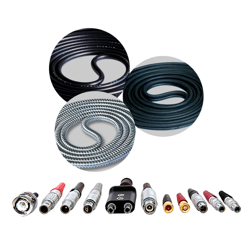 كابلات توصيل مسبار الموجات فوق الصوتية القياسية Lemo00 إلى Bcn