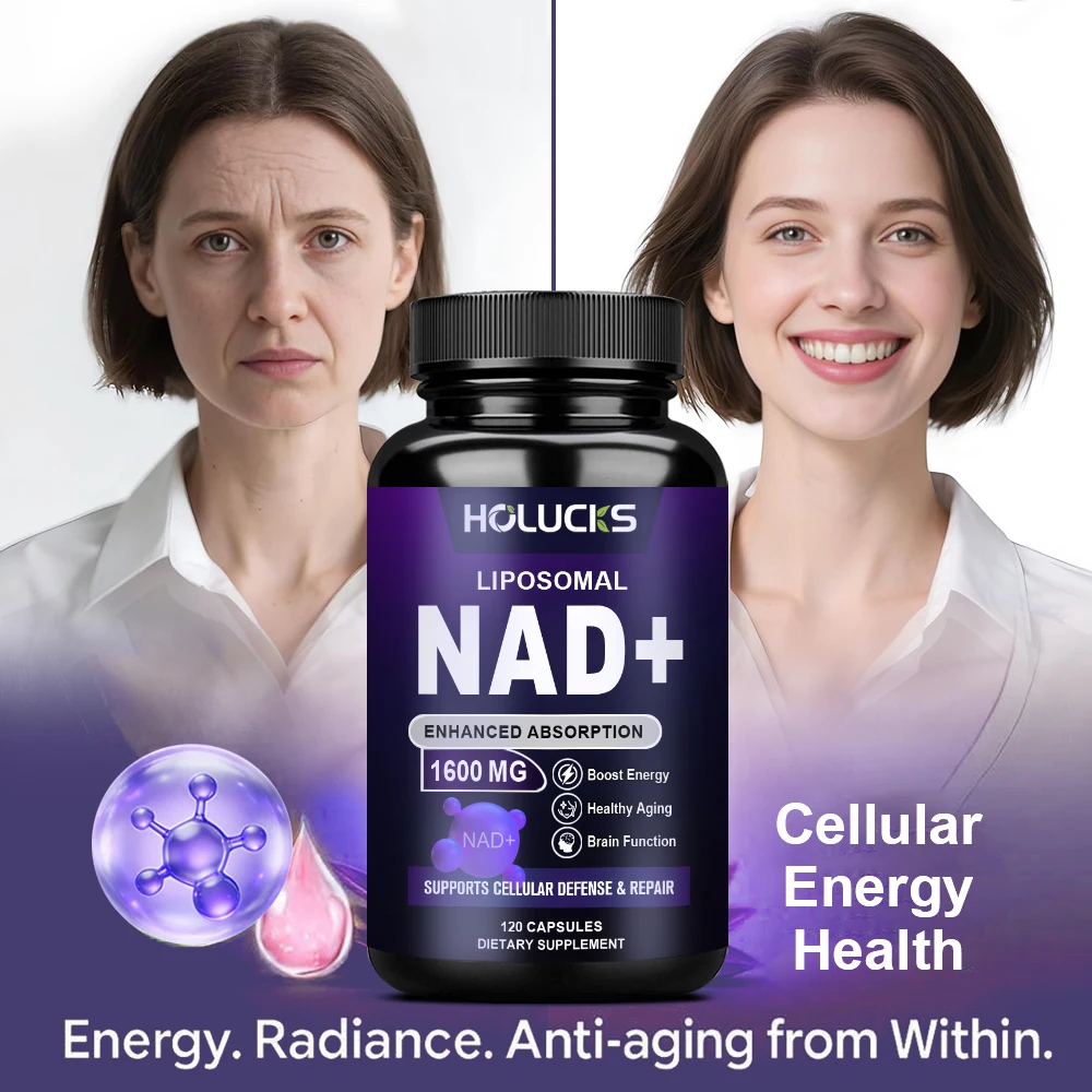 

NAD+ Resveratrol Supplement, Support Cellular Health, Boost Energy & Anti Aging, Heart Health, Enhance Immunity