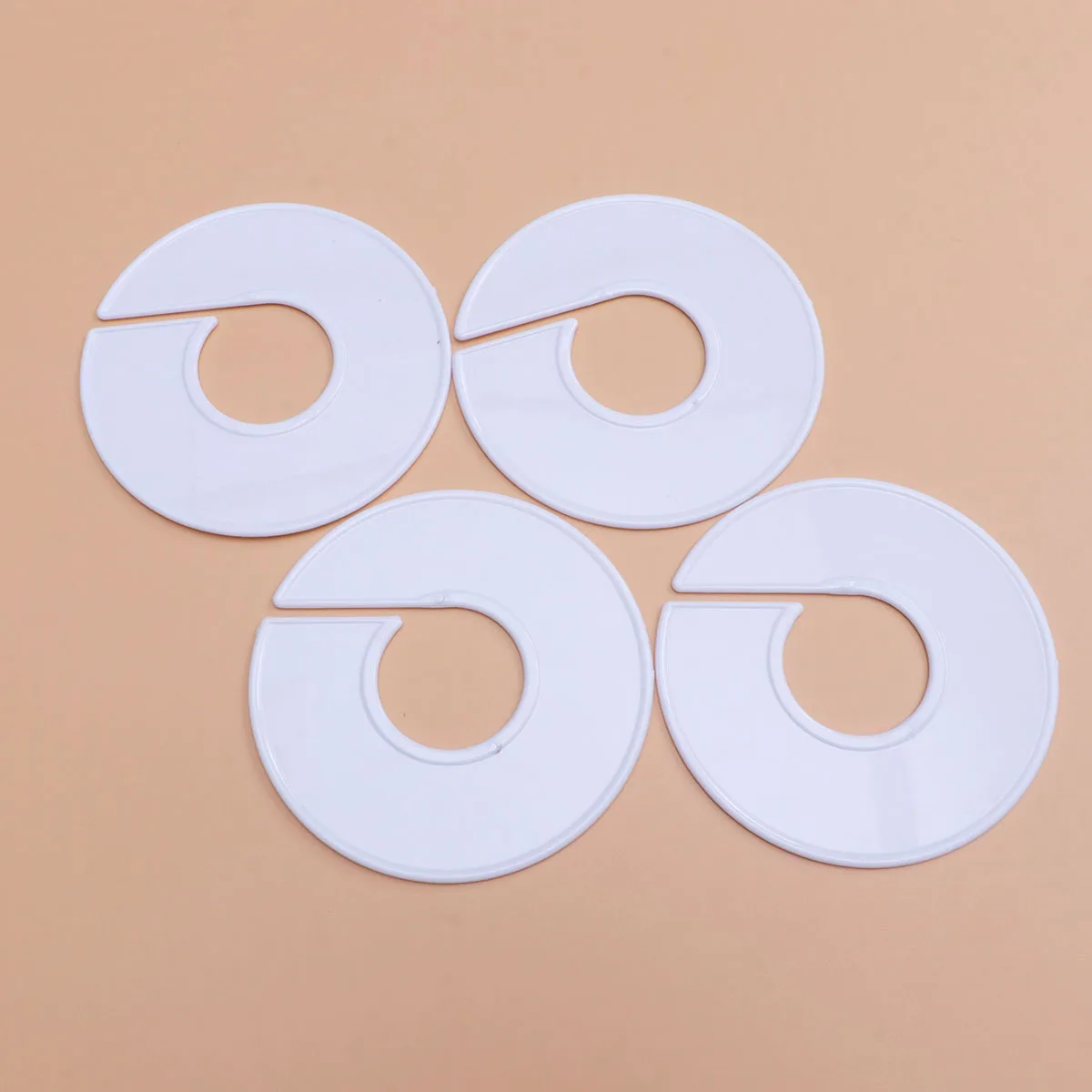 

Separator Partition Clothes Round Size Buckles Coat Hanger White Clothing Hangers