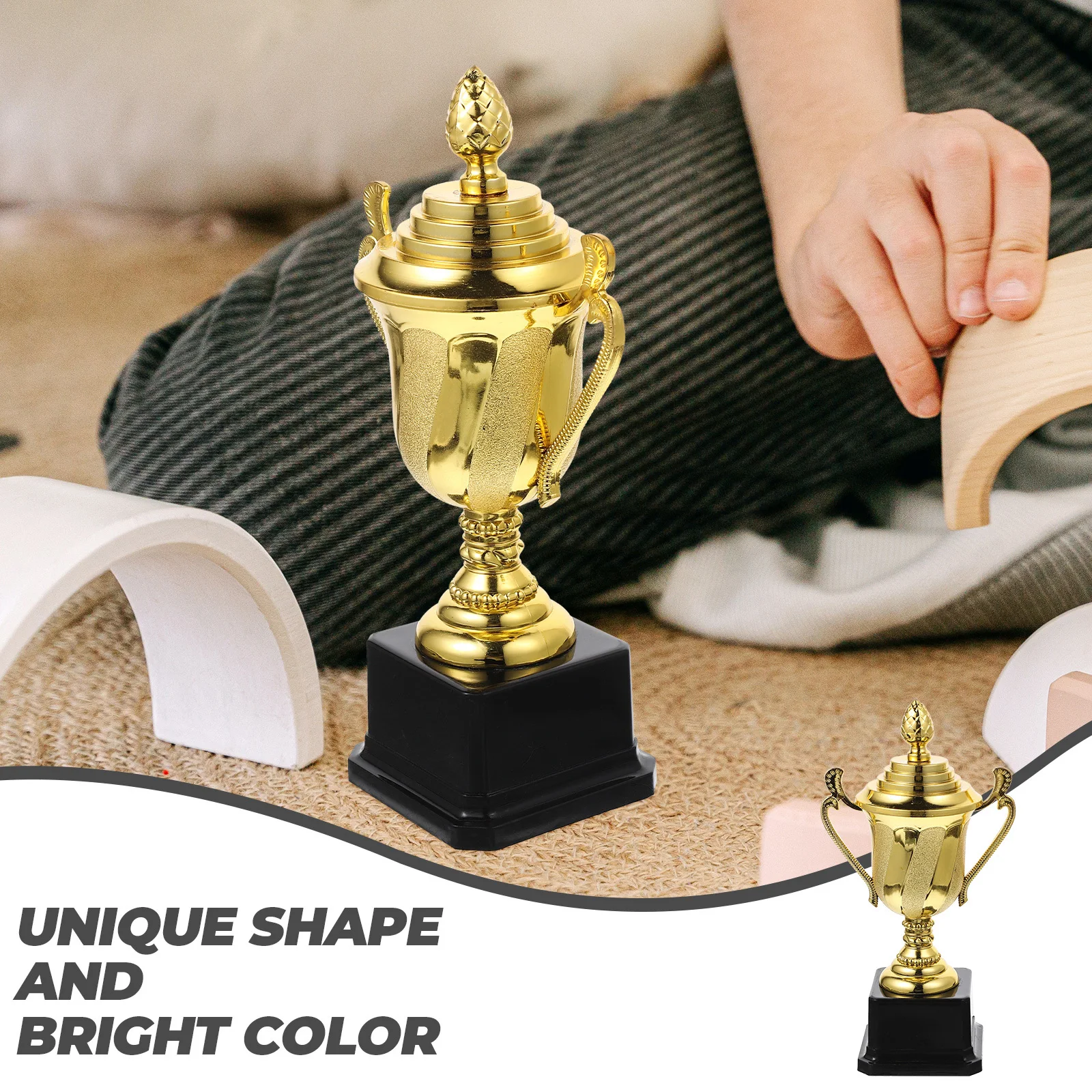 جوائز بلاستيكية صغيرة لكأس الجائزة الذهبية، مكافأة الحفلات، هدية فريدة من نوعها، كأس الكأس المخصص #5