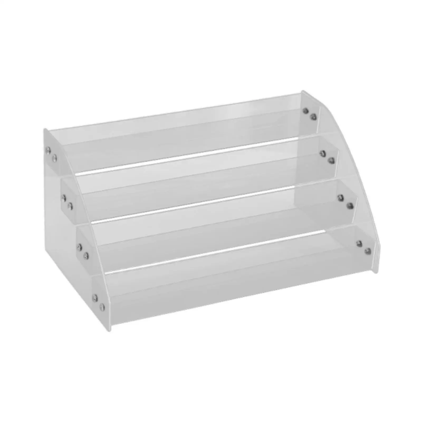 Acrylic Cosmetic Storage Organizer for Lipstick and Makeup Brush Display with Clear Multi Layer Holder for Bedroom Vanity