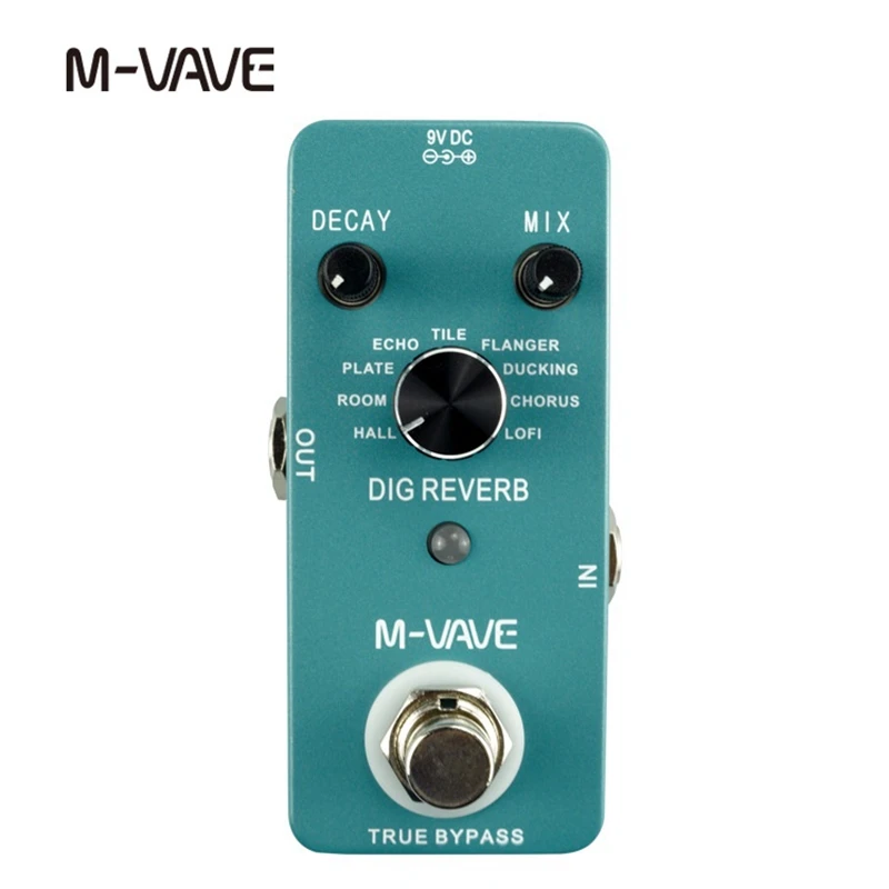 

M-VAVE guitar stompbox DIG реверберация запись реверберация цифровой аудиопроцессор