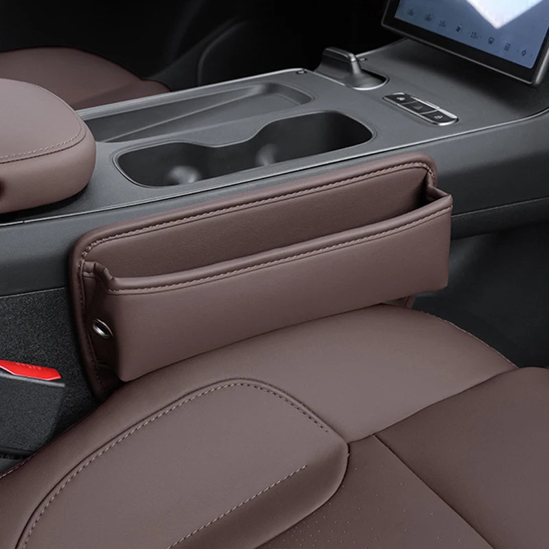 For Volvo EX90 V90 T5/T8 V60 Car Seat Side Gap Filling Box Multifunctional Built-in Portable Sundries Organizer Case Accessories